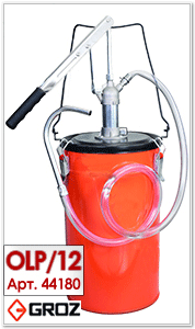 Маслонагнетатель с емкостью 12 или 16 литров GROZ OLP/12 (16), арт. 44180